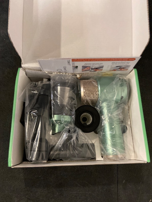 Photo 1 of JONYJ Handheld Car Vacuum Cleaner, 16000PA Hand Held Vacuum Portable Cordless, 2 in 1 Air Duster and Vacuum Cleaner with LED Light, Multi-Nozzles, 120W High Power Mini Vacuum for Home, Pet, Office