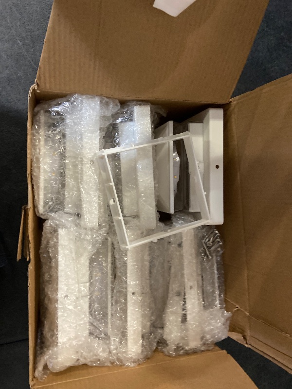 Photo 1 of APONUO 12 Pack Solar Post Cap Lights, 2 Modes(Warm/Cool Light) Outdoor Waterproof Fence Post Solar Lights, Solar Powered Garden, Patio, Deck Decor for 4x4, 5x5, 6x6 Wood & Vinyl Posts, White