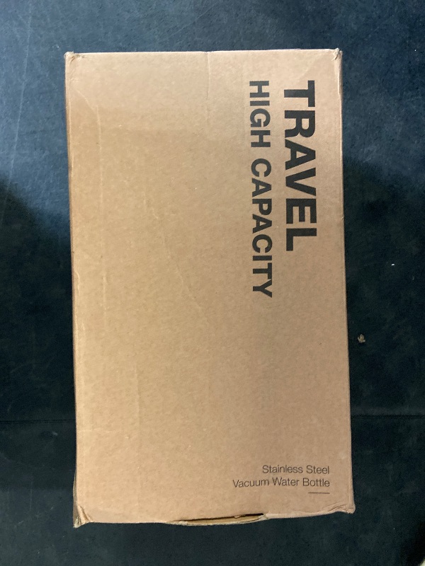 Photo 1 of BJPKPK One Gallon(128 oz) Insulated Water Bottle, Dishwasher Safe Stainless Steel Thermo, BPA Free Jug with Ergonomic Handle & Anti-slip Bottom, Large Water Bottle, Army Green