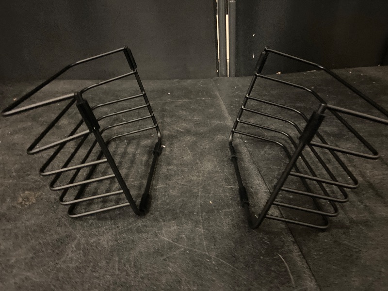 Photo 1 of Ciieeo 2pcs Metal Kitchen Storage Organizer Rack for Lids Plates and Cutting Boards Easy No-tool Assembly for Cabinet and Countertop Use