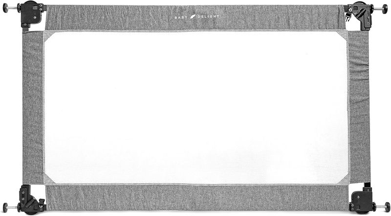 Photo 1 of Baby Delight Go with Me Portable Mesh Baby Gate | Span 30-48" Expandable Folding Gate | Pressure Mounted | Charcoal Tweed