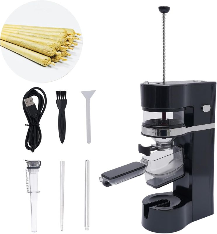 Photo 1 of Electric Cigarette Rolling Machine, Portable Tobacco Blunt Roller can Grind Filled with Herb, Tobacco, etc. Suitable for Cigarette Tubes and Rolling Papers