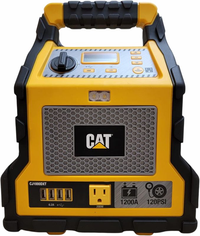 Photo 1 of CAT CJ1000DXT 1200 Peak Amp Jump Starter and Powerstation w/200 watt Inverter