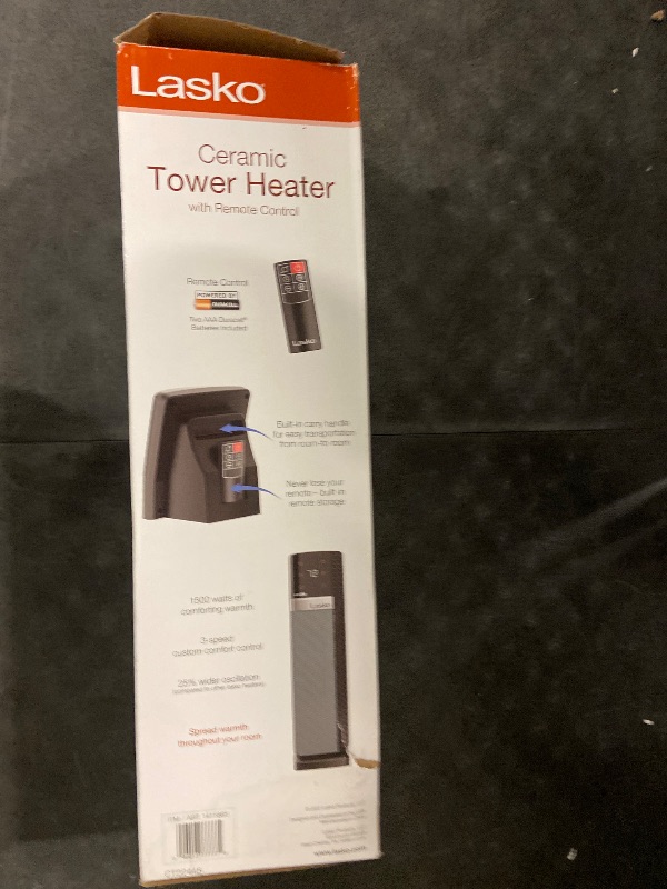 Photo 1 of Lasko  22'' elite Collective Ceramic tower Space Heater  with timer , remote 