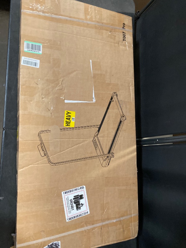 Photo 1 of Walking Pad with Handle Bar and Incline, 3.0HP Portable Small Treadmills with Handles for Home Small Spaces, 0.6-6.2MPH Electric Compact Walking Pads Treadmills with Incline, 320LB Capacity