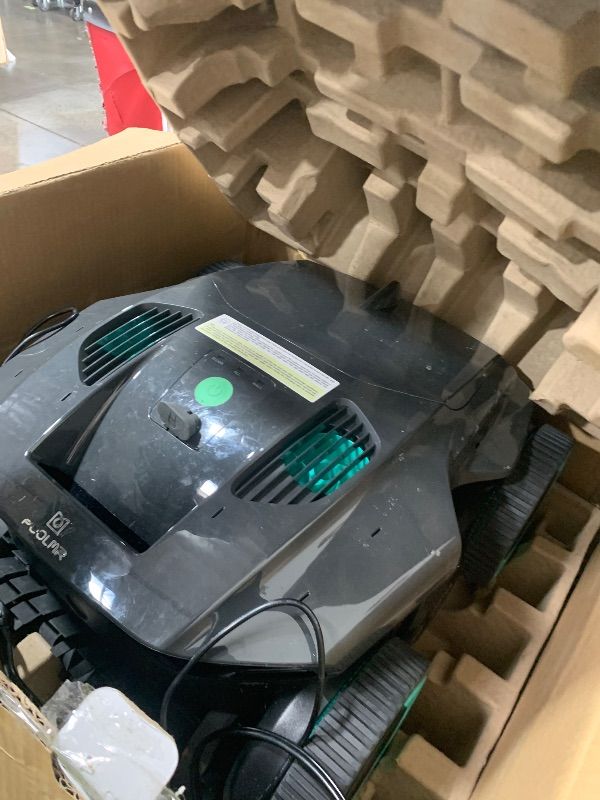 Photo 1 of Cordless Robotic Pool Cleaner, Pool Vacuum for Inground Pools, Wall Climbing, 120 Min Runtime, Quad-Motor, Powerful Suction, Automatic Pool Vacuum for In Ground Pool Up to 1500 sq. ft, Grayblack