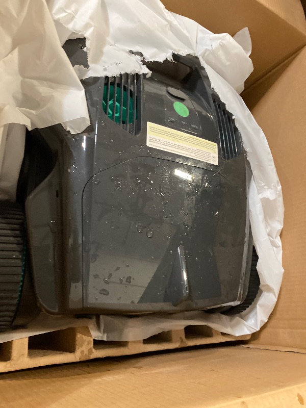 Photo 1 of Cordless Robotic Pool Cleaner, Pool Vacuum for Inground Pools, Wall Climbing, 120 Min Runtime, Quad-Motor, Powerful Suction, Automatic Pool Vacuum for In Ground Pool Up to 1500 sq. ft, Grayblack