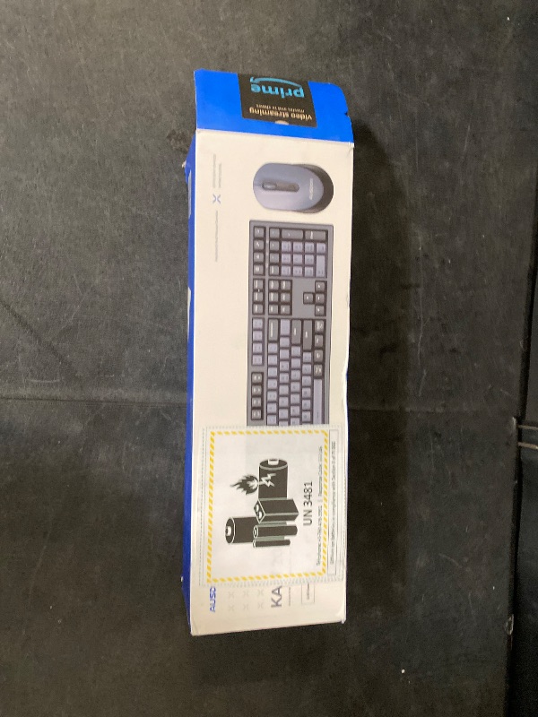 Photo 1 of AUSDOM Mechanical Feel Keyboard and Mouse Combo, Wireless 2.4G Ergonomic Silent Keyboard with Number Pad and 3 DPI Adjustable Mouse, Rechargeable for Windows Mac PC Home Office, 108 Keys
