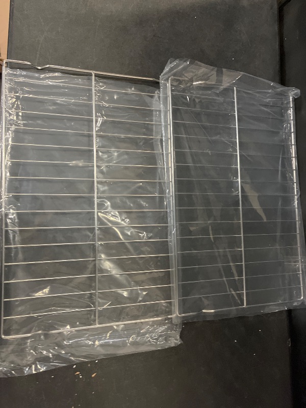Photo 1 of [Upgraded] 2Pcs Range Oven Racks W10256908 for Whirlpool/KitchenAid/Roper/Maytag/Kenmore Range, Replaces W10138079, 3195710, W10179196, 24" x 15.75" Size, Not Universal