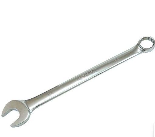 Photo 1 of 7/8 in. 12-Point SAE Full Polish Combination Wrench