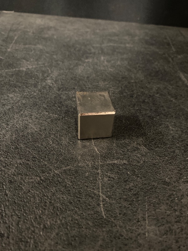 Photo 1 of N52 1" Cube Magnet | Cube Neodymium Magnet without the Safety Tin Box