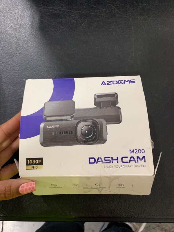 Photo 1 of AZDOME M200 Dash Cam WiFi Mini Dashcam, 1080P Front Dash Camera for Cars, Hidden Car Camera with 24H Parking Mode G-Sensor Night Vision, AZDOME APP, Loop Recording, Support 128GB Max, Easy to Install