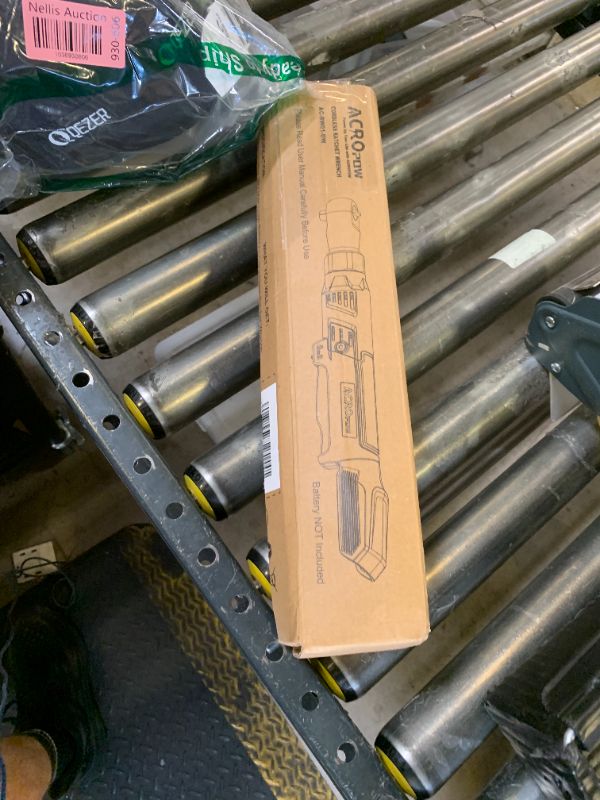 Photo 1 of ACROPOW 3/8" Cordless Ratchet Wrench, Compatible with DEWALT 20V MAX Battery, 74Ft-Lbs Brushless Motor Electric Ratchet with Variable Speed, 1/2" & 1/4" Adapters, 3" Extension Bar (Tool Only)
