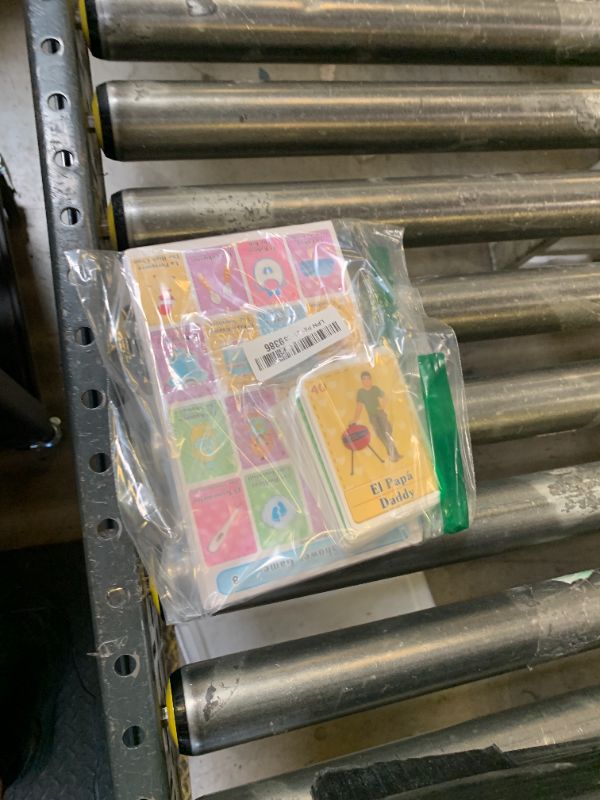 Photo 1 of More Fiesta Baby Shower Bingo Bilingual - English Spanish, for 20 Players