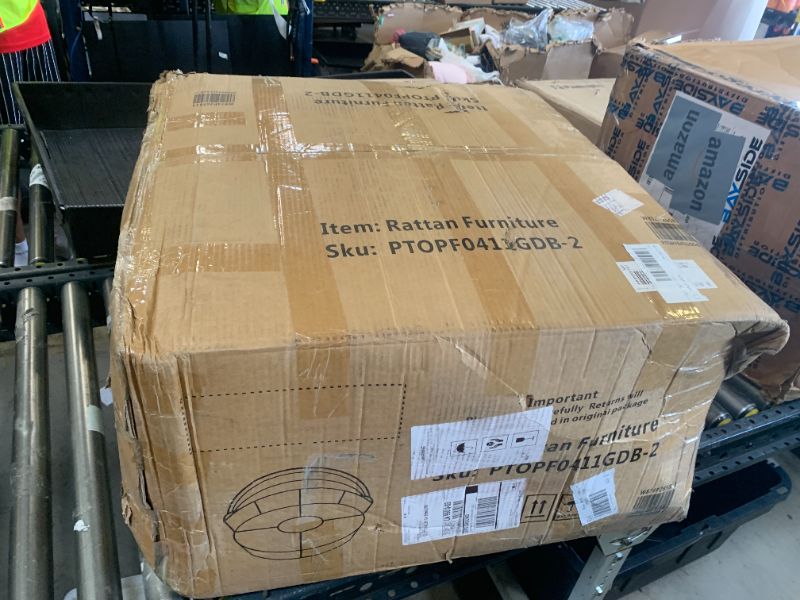 Photo 1 of 1 box of Outdoor Rattan lounger set
box 2 only!@!!
