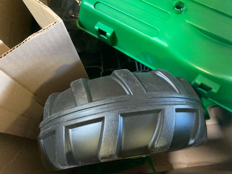 Photo 1 of Peg Perego John Deere Ground Force Tractor with Trailer 12 Volt Ride on