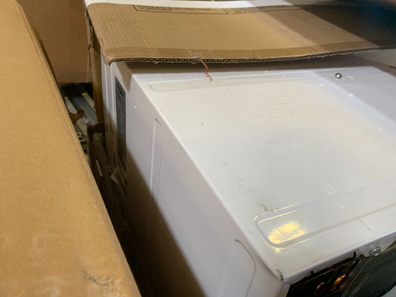 Photo 1 of Whirlpool 10,000 BTU Through the Wall Air Conditioner, 230V, Cools up to 450 Sq. Ft. for Living Room, Bedroom, Kitchen, Apartment, with Dehumidifier, Remote Control, Digital Display, 24H Timer, White