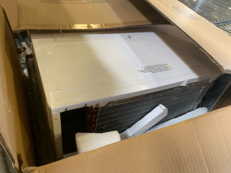 Photo 1 of Whirlpool 10,000 BTU Through the Wall Air Conditioner, 230V, Cools up to 450 Sq. Ft. for Living Room, Bedroom, Kitchen, Apartment, with Dehumidifier, Remote Control, Digital Display, 24H Timer, White