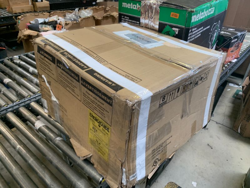 Photo 1 of Whirlpool 10,000 BTU Through the Wall Air Conditioner, 230V, Cools up to 450 Sq. Ft. for Living Room, Bedroom, Kitchen, Apartment, with Dehumidifier, Remote Control, Digital Display, 24H Timer, White