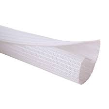 Photo 1 of Alex Tech 25ft - 1 inch Cord Protector Wire Loom Tubing Cable Sleeve Split Sleeving for USB Cable Power Cord Audio Video Cable - Protect Cat from Chewing Cords - White
