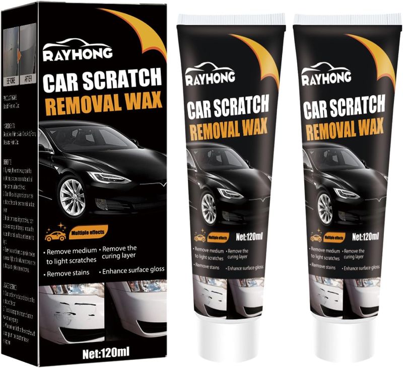Photo 1 of RAYHONG Car Scratch Repair Paste Polishing Wax Kit, - Fine Grit, Compatible with Metals & Plastics