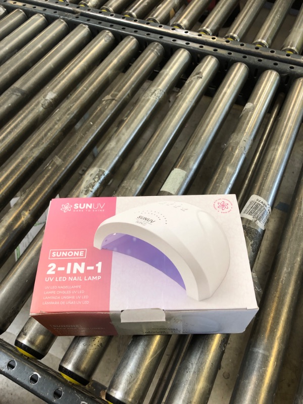 Photo 1 of SUNUV UV LED Nail Lamp, Gel Light for Nail Polish UV Dryer with 3 Timers SUNone White