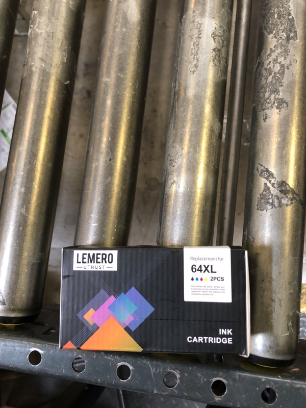 Photo 1 of 64XL Ink Cartridges Black/Color Combo Pack Replacement for HP Ink 64 64XL for HP Envy Photo 7855 7858 7155 7120 7800 6252 6255 7158 7100 Tango Printer