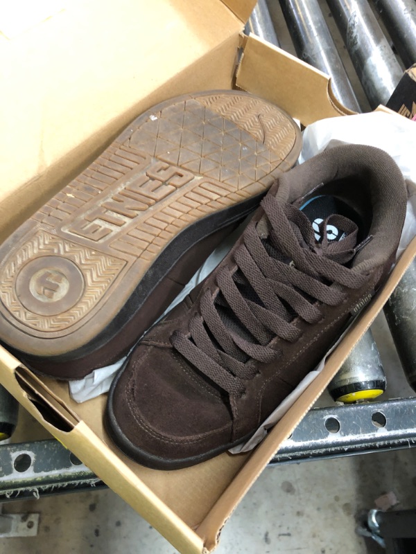 Photo 1 of Etnies Kingpin Men's Skateboarding Shoe Classic Puffy Sustainable, Comfortable & Durable Footwear with Die-Cut EVA Insole - Brown/Black/Tan - 8