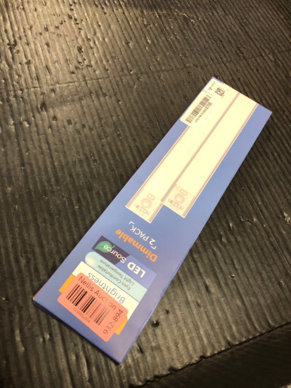 Photo 1 of Under Cabinet Lighting, 3200mAh Rechargeable Motion Sensor Light Indoor, LED Battery Operated Cabinet Lights, Dimmable Closet Light, Wireless Under Counter Lights for Kitchen (2pack)