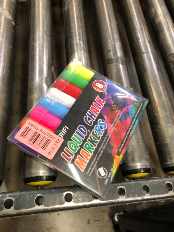 Photo 1 of Window Chalk Markers for Cars Washable: 8 Colors Jumbo Liquid Chalk Marker with 10mm Thick Tips, Big Chalkboard Markers, Car Window Paint Markers Pen for Glass, Auto, Bistro, Mirror, Poster, Business
