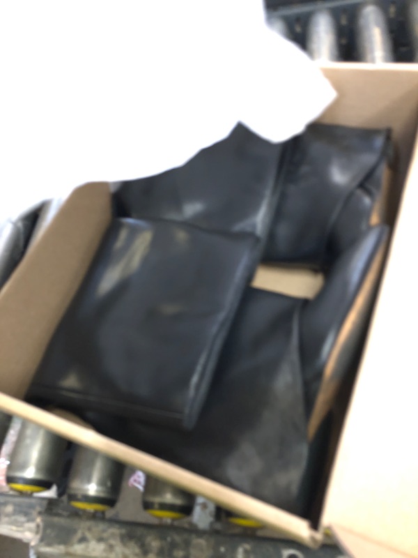 Photo 1 of *USED*---Easyfox Knee High Black Tight Boots for Women Chunky High Heeled Long Boots Fashion Square Toe Tall Boot Black Platform Boots Size 7