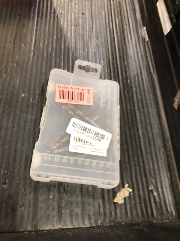 Photo 1 of NordWolf 14-Piece Metric Cobalt Drill Bit Set for Stainless Steel & Hard Metals, with 1/4" Hex Shank for Quick Chucks & Impact Drivers, Sizes 1.5mm to 6.5mm in Storage Case