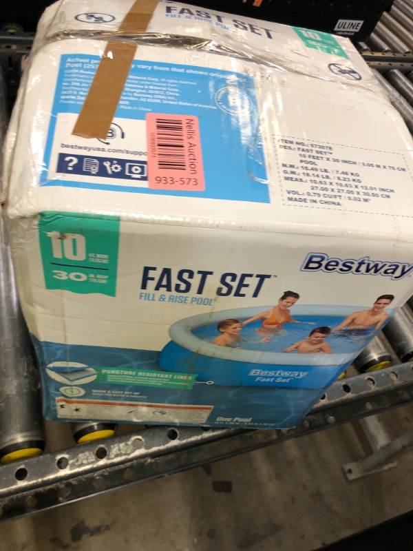 Photo 1 of Bestway Fast Set 10’ X 30” Round Inflatable Pool