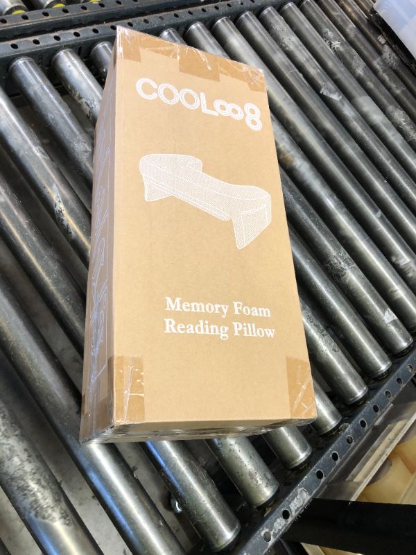 Photo 1 of cooloo8 Reading Pillow for Bed, Gaming Pillow for Lap, Petite Adults, Teens Arm Rest Pillow, Memory Foam Lap Desk Pillow for Reading, Working, Playing, Crocheting in Bed Couch(Grey)