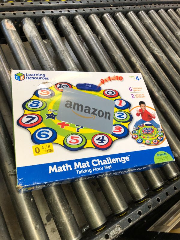 Photo 1 of Learning Resources Math Mat Challenge Game