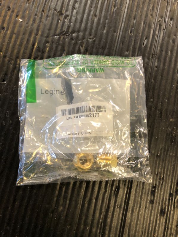Photo 1 of Legines Brass Pipe Fitting Hex Bushing 1/2" NPT Male to 1/4" NPT Female Adapter 1200psi (Pack of 2)