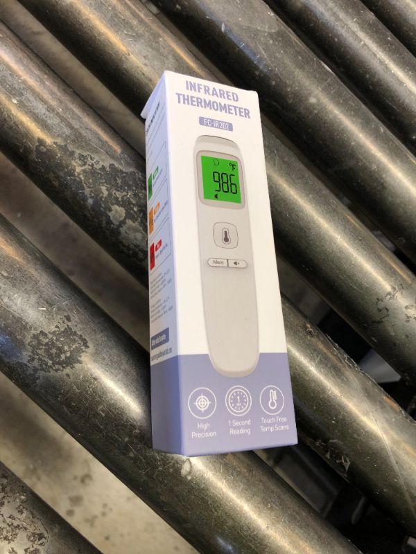 Photo 1 of No-Touch Thermometer for Adults and Kids, Accurate Digital Baby Thermometer, FSA HSA Eligible, Fever Alarm & Silent Mode, 2 in 1 Forehead & Object Mode
