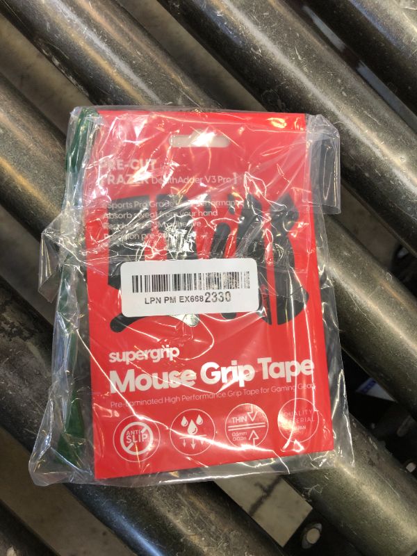 Photo 1 of Pulsar Gaming Gears SUPERGRIP Griptape Set for Razer Deathadder V3 Pro Sweat Absorbing High Performance Anti Slip 3M Adhesive no Residue Mouse Grip Tape Ultra-Thin 0.5mm (0.02in)