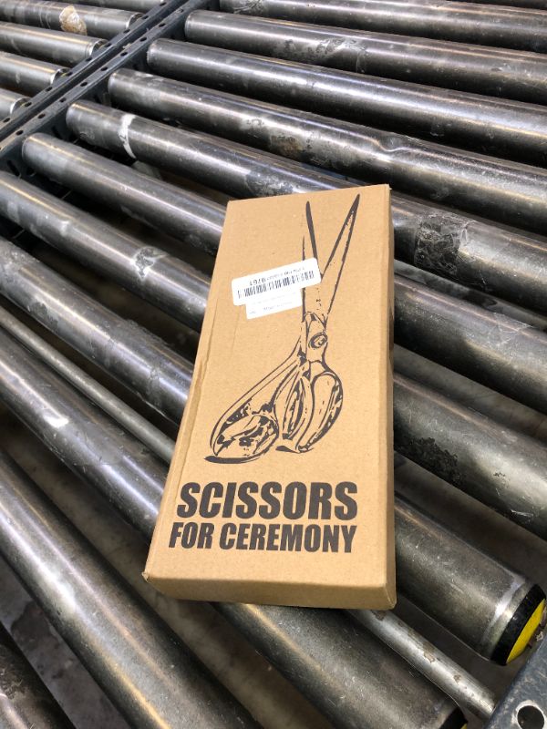 Photo 1 of 11 Inch Gold Scissors for Grand Opening – Heavy Duty Gold Ribbon Cutting Scissors for Special Events Inaugurations Ceremonies Sharp Stainless Steel Shears Best Shears for All Purposes