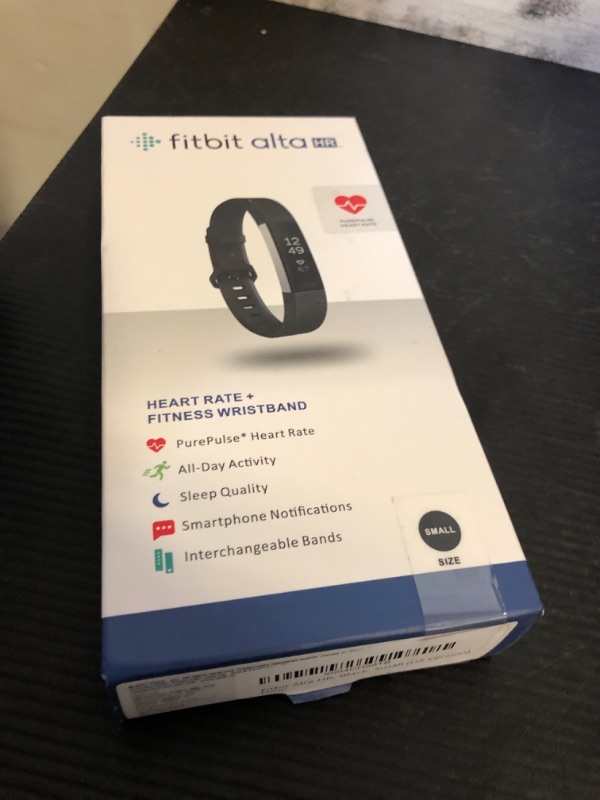 Photo 1 of Fitbit Alta HR, Black, Small (US Version)