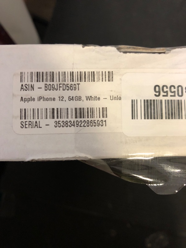 Photo 1 of Apple iPhone 12, 64GB, White - Unlocked (Renewed Premium)