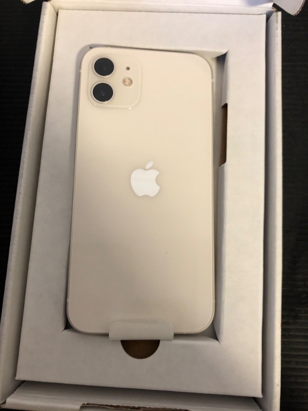 Photo 1 of Apple iPhone 12, 64GB, White - Unlocked (Renewed Premium)