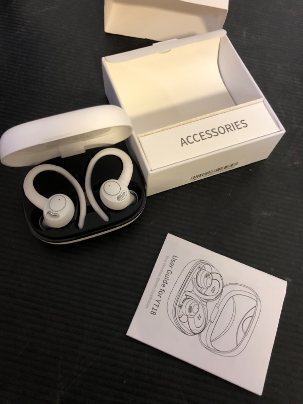 Photo 1 of AI Translation Earbuds Real Time, 164 Language Translator Earbuds, 3-in-1 Bluetooth 5.4 Translation Headphones with 5 Translation Modes, 48H AI Ear buds Translator Device for Business/Learning, White