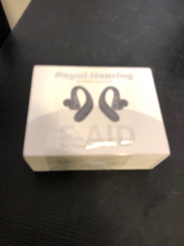 Photo 1 of Hearing Aids, OTC Hearing Aids for Seniors with Bluetooth, Hearing Aid Rechargeable with Noise Cancellation, Hearing Amplifier for Moderate Hearing Loss (Black)