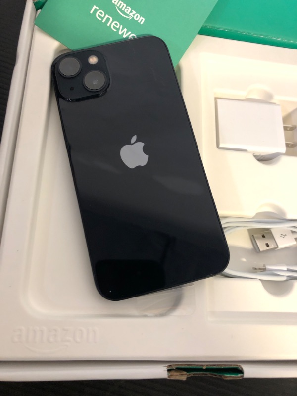 Photo 1 of Apple iPhone 13, 128GB, Midnight - Unlocked (Renewed Premium)