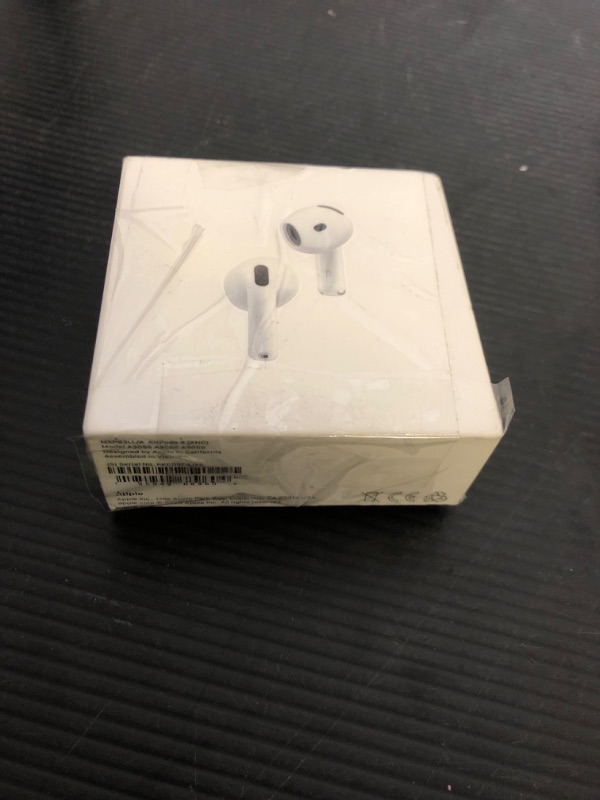Photo 1 of Apple AirPods 4 Wireless Earbuds, Bluetooth Headphones, with Active Noise Cancellation, Adaptive Audio, Transparency Mode, Personalized Spatial Audio, USB-C Charging Case, Wireless Charging, H2 Chip
