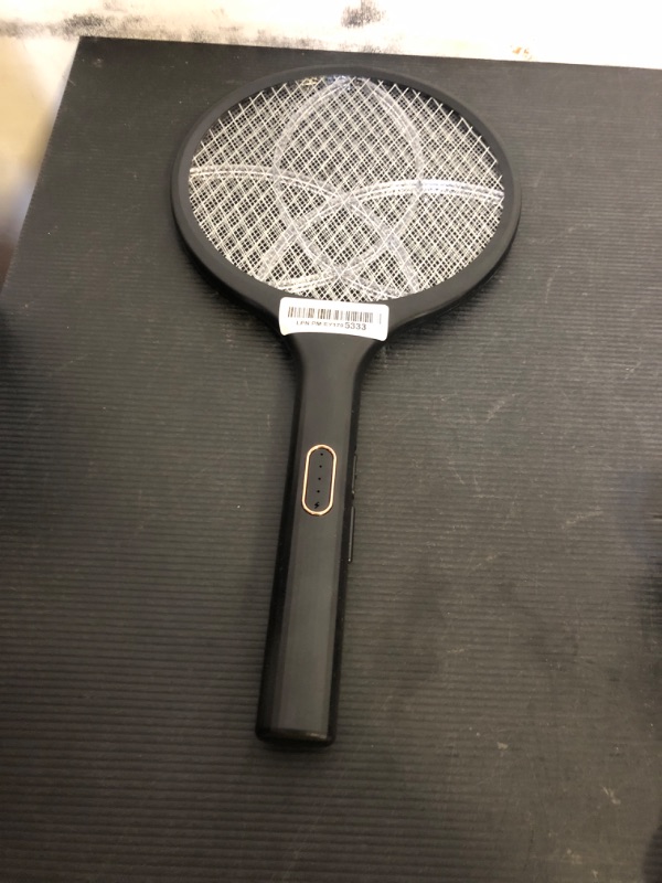 Photo 1 of YISSVIC Electric Fly Swatter Bug Zapper Racket Dual Modes Mosquito Killer with Purple Mosquito Light Rechargeable for Indoor Home Office Backyard Patio Camping