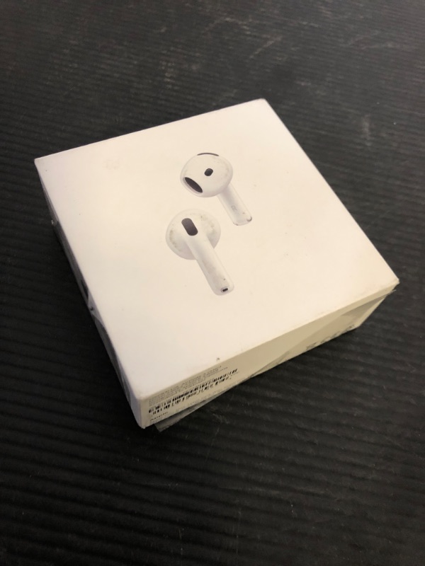 Photo 1 of Apple AirPods 4 Wireless Earbuds, Bluetooth Headphones, with Active Noise Cancellation, Adaptive Audio, Transparency Mode, Personalized Spatial Audio, USB-C Charging Case, Wireless Charging, H2 Chip