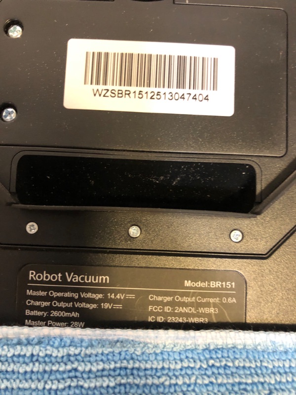 Photo 1 of Robot Vacuum and Mop Combo, 2-in-1 Mopping Robot Vacuum Cleaner with 2300Pa Suction, 2.87'' Slim Design, Wi-Fi/App/Voice Control, 3D Obstacle Avoidance&Self-Charging for Hard Floors, Carpets, Pet Hair