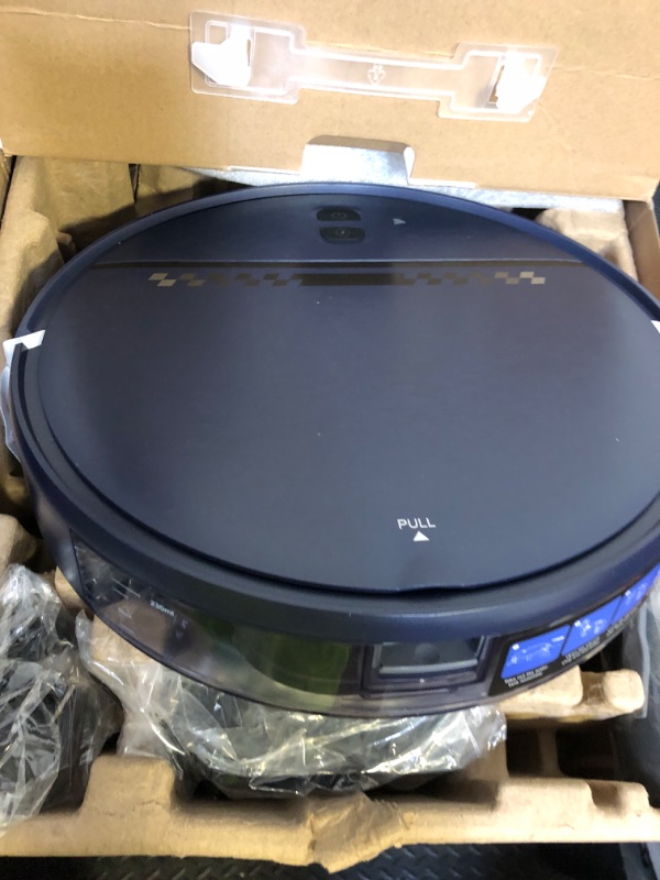 Photo 1 of Robot Vacuum and Mop Combo, 2-in-1 Mopping Robot Vacuum Cleaner with 2300Pa Suction, 2.87'' Slim Design, Wi-Fi/App/Voice Control, 3D Obstacle Avoidance&Self-Charging for Hard Floors, Carpets, Pet Hair